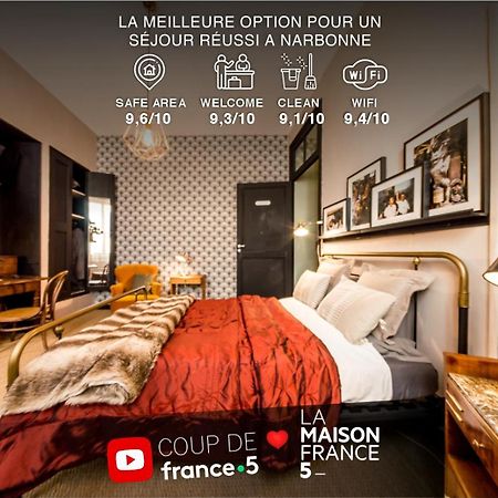 Hotel Le RétroMirabeau Narbona Esterno foto